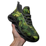 Sports Sneakers Green Camouflage