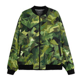 Bomber Jacket Green Camouflage