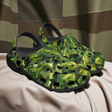 Classic Clogs Green Camouflage