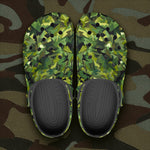 Classic Clogs Green Camouflage