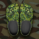 Classic Clogs Green Camouflage
