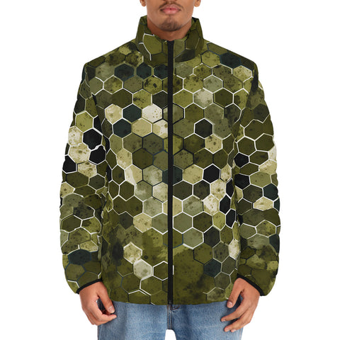 Down-Padded Puffer Jacket Hi-Tech Camouflage