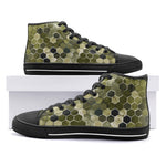 High-Top Canvas Shoes Hi-Tech Camouflage
