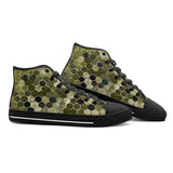 High-Top Canvas Shoes Hi-Tech Camouflage