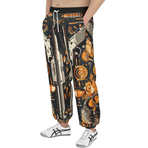 Men's Sweatpants Guns and Ammo Collage
