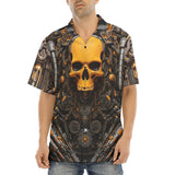 Hawaiian Shirt Industrial Style Robot Skull