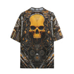 Hawaiian Shirt Industrial Style Robot Skull