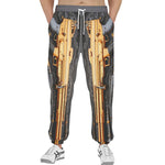 Men's Sweatpants Retro-Futuristic Guns and Ammo