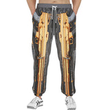 Men's Sweatpants Retro-Futuristic Guns and Ammo