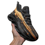 Sports Sneakers Retro-Futuristic Guns and Ammo