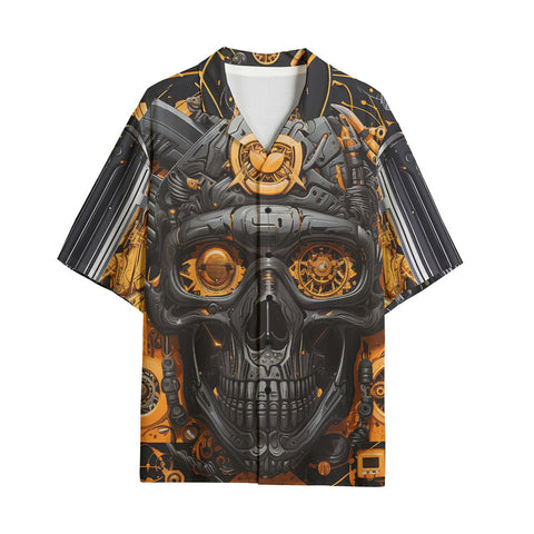 Hawaiian Shirt Robot Skull Guns and Ammo