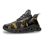 Sports Sneakers Golden Guns Collage