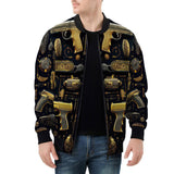 Bomber Jacket Golden Guns Collage