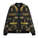 Bomber Jacket Golden Guns Collage