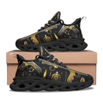Sports Sneakers Golden Guns Collage