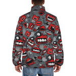 Down-Padded Puffer Jacket Pop-Art Style