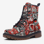 Leather Boots Pop-Art Style