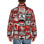 Down-Padded Puffer Jacket Pop-Art Style