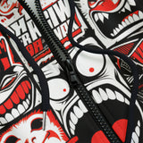 Men's Zip Up Hoodie Pop-Art Style