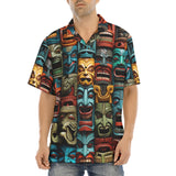 Hawaiian Shirt Aztec Art Masks