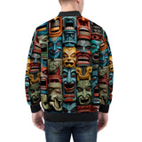 Bomber Jacket Aztec Art Masks