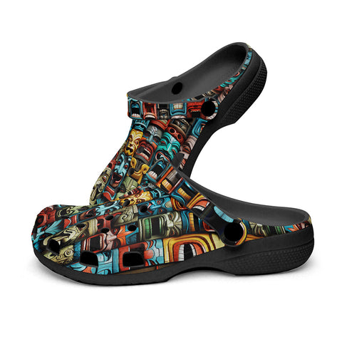 Classic Clogs Aztec Art Masks