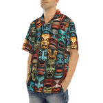 Hawaiian Shirt Aztec Art Masks