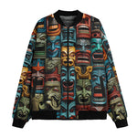 Bomber Jacket Aztec Art Masks