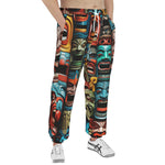 Men's Sweatpants Aztec Art Masks