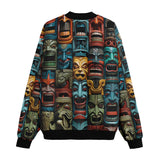 Bomber Jacket Aztec Art Masks