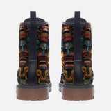 Leather Boots Aztec Art Masks