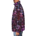 Down-Padded Puffer Jacket Masks and Totems