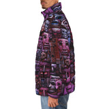 Down-Padded Puffer Jacket Masks and Totems