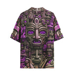 Hawaiian Shirt Surrealistic Masks Art