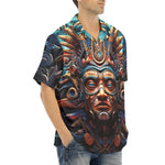 Hawaiian Shirt Art of Mayan Gods