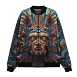 Bomber Jacket Art of Mayan Gods