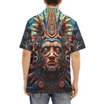 Hawaiian Shirt Art of Mayan Gods