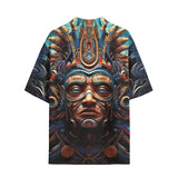 Hawaiian Shirt Art of Mayan Gods