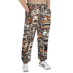 Men's Sweatpants Cartoon Robots Art