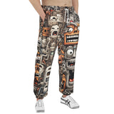 Men's Sweatpants Cartoon Robots Art