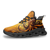 Sports Sneakers Golden Octopus Art