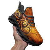 Sports Sneakers Golden Octopus Art