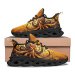 Sports Sneakers Golden Octopus Art