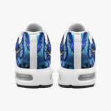 Air Cushion Sneakers Blue Octopus with Tentacles