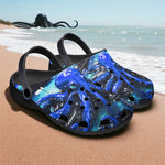 Classic Clogs Blue Octopus with Tentacles