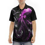 Men's Polo Shirt Pink Octopus