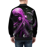 Bomber Jacket Pink Octopus