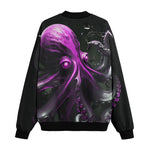 Bomber Jacket Pink Octopus