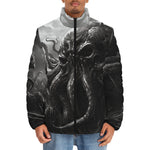 Down-Padded Puffer Jacket Skull of Giant Octopus