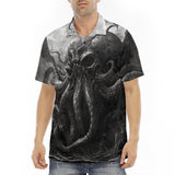 Men's Polo Shirt Skull of Giant Octopus